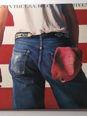 Bruce Springsteen – Born In The U.S.A. VG++ Original Columbia Record Insert 1984
